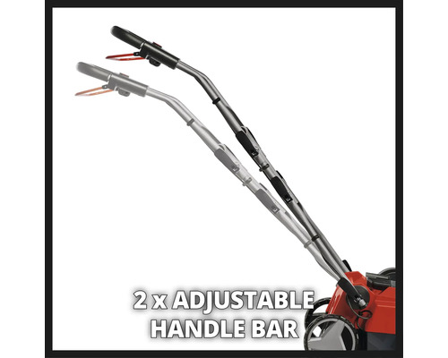 Nastaviteľná rukoväť kosačky na trávu