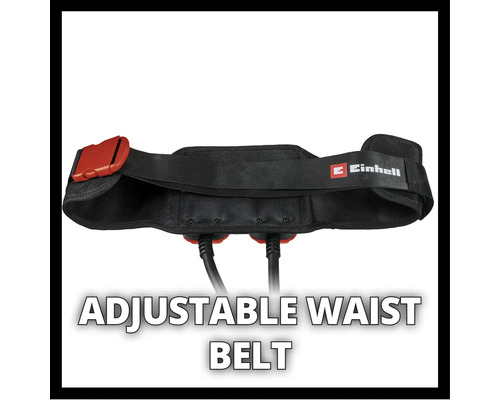 Nastaviteľný bedrový pás značky Einhell