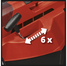 Centrálne nastavenie výšky kosenia kosačky so šesťnásobným nastavením