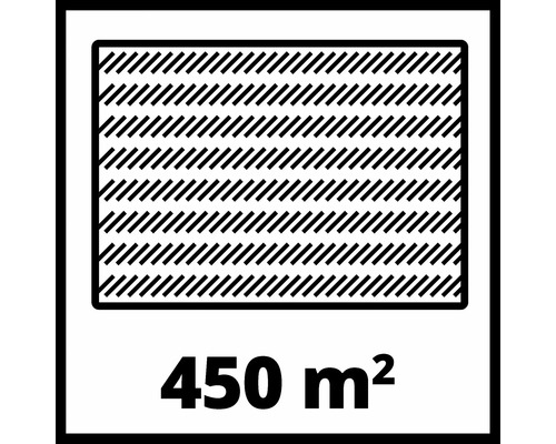 Vhodné pre trávniky do 450 metrov štvorcových.