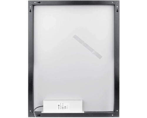 Zadná strana LED zrkadla s rámom