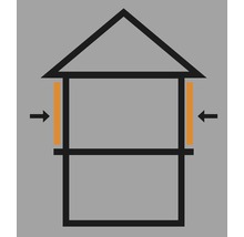 Minerálna vlna Isover TF Profi, fasádne dosky 1000x600x80 mm, 1,8 m²-thumb-1