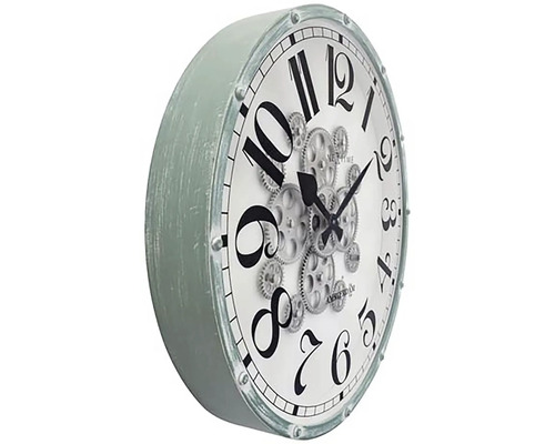 Dekoratívne nástenné hodiny s ozubenými kolesami