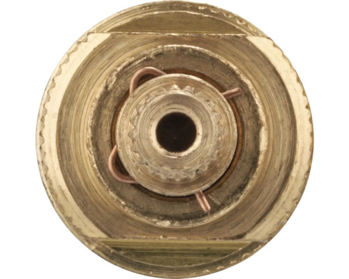 Mosadzná vsuvka s pružinou