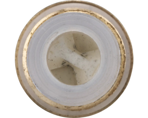 Pohľad zhora na ventilovú vložku