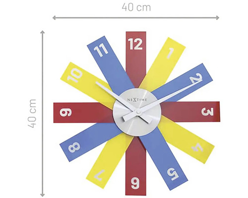 Nástenné hodiny Nextime, priemer 40 cm