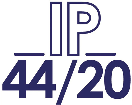 Stupeň krytia IP44/20