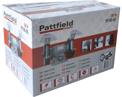 Balenie stolnej brúsky Pattfield