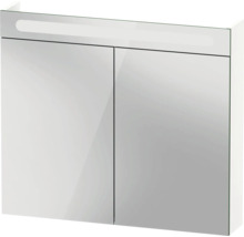 Zrkadlová skrinka s dvomi dvierkami a osvetlením