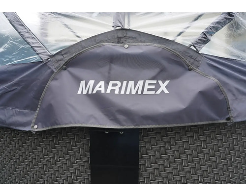 Logo Marimex na kryte bazéna