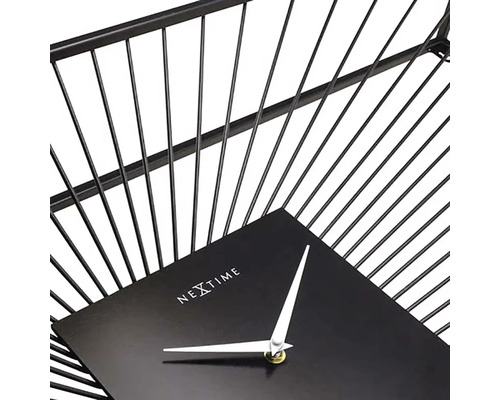 Nástenné hodiny Nextime Logo s kovovým rámom