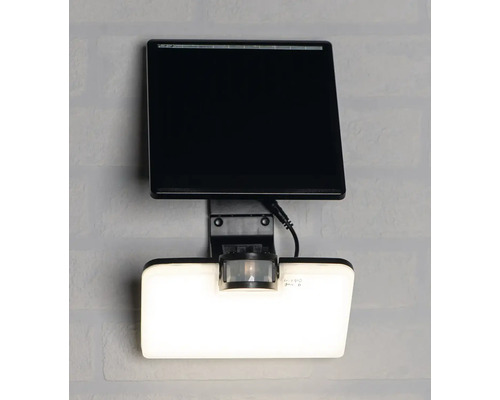 Solárne svietidlo s pohybovým senzorom na montáž na stenu