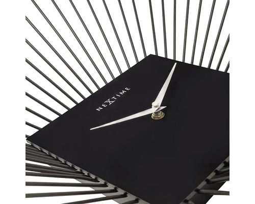 Nástenné hodiny s logom Nextime s kovovými lúčmi a ručičkami