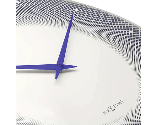 Nástenné hodiny Nextime s geometrickým vzorom a ručičkami