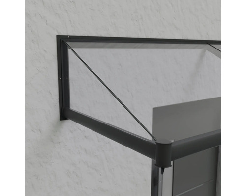 Strieška nad dvere s rámom a podperou