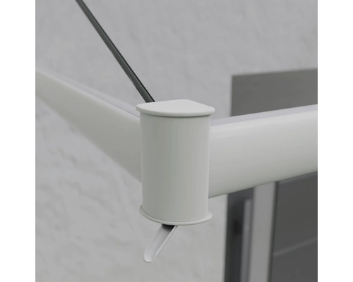 Detailný pohľad prvku striešky s držiakom