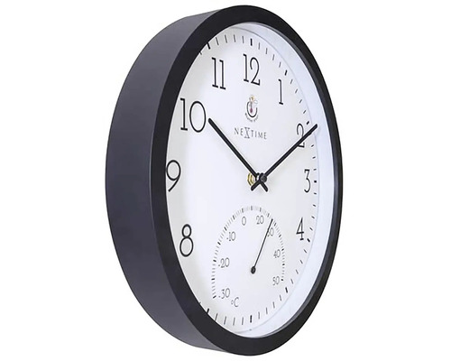 Nástenné hodiny s teplomerom