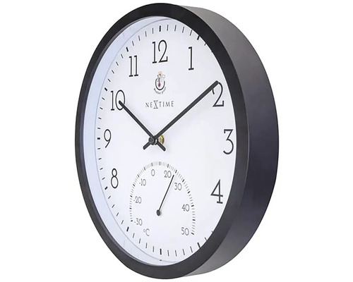 Nástenné hodiny s teplomerom