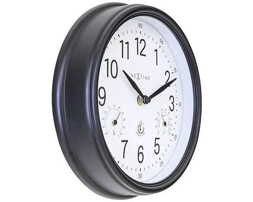 Nástenné hodiny s teplomerom a vlhkomerom