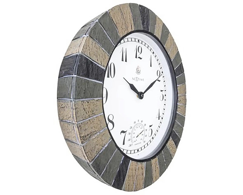 Nástenné hodiny s teplomerom