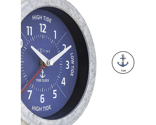 Prílivové hodiny Nextime s indikáciou prílivu a odlivu