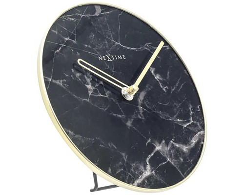 Stolové hodiny NeXtime Marble Ø20 cm