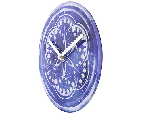 Dekoratívne nástenné hodiny so vzorom