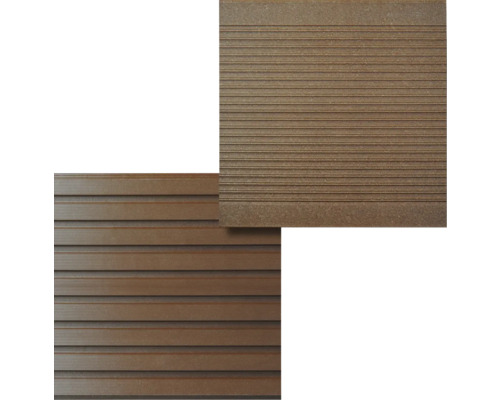 Kompozitné terasové dosky s ryhovaným povrchom