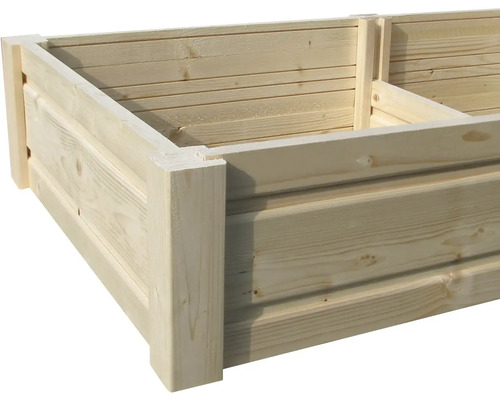 Drevený vyvýšený záhon do záhrady