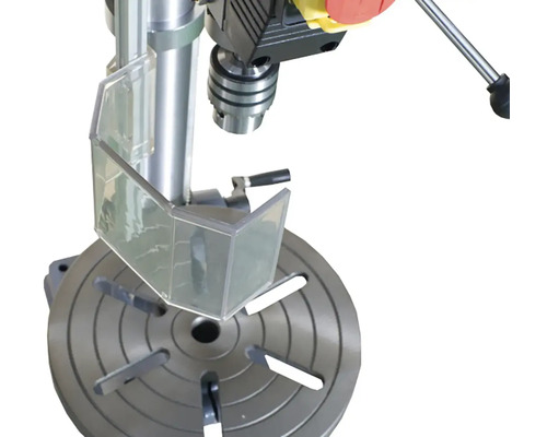 Stojanová vŕtačka s transparentnou ochranou