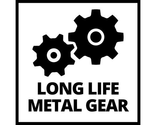 Symbol dlhej životnosti kovového prevodu