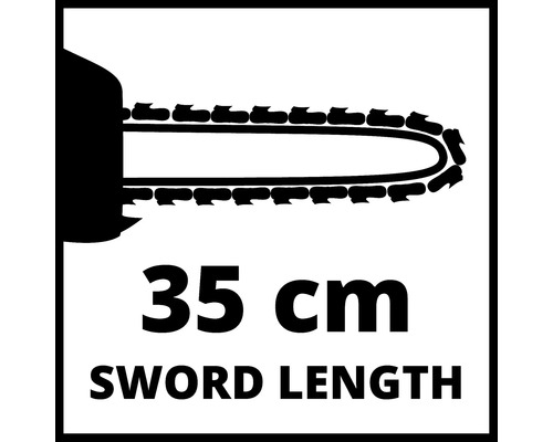 Dĺžka lišty 35 cm pre reťazovú pílu