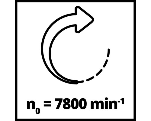 Symbol 7800 otáčok za minútu