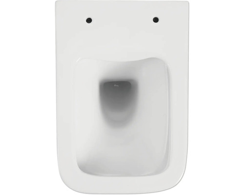 Závesné hlboké splachovacie WC z keramiky, pohľad zhora