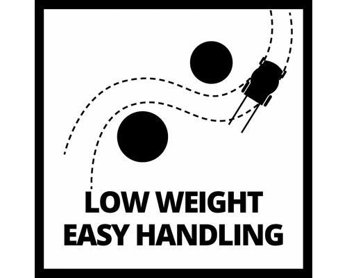 Symbol nízkej hmotnosti a jednoduchej manipulácie