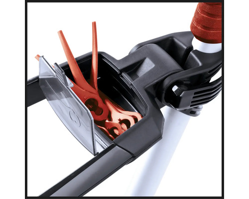 Plastové nože pre vyžínače v úložnom boxe