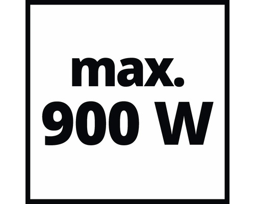 Maximálny výkon 900 wattov