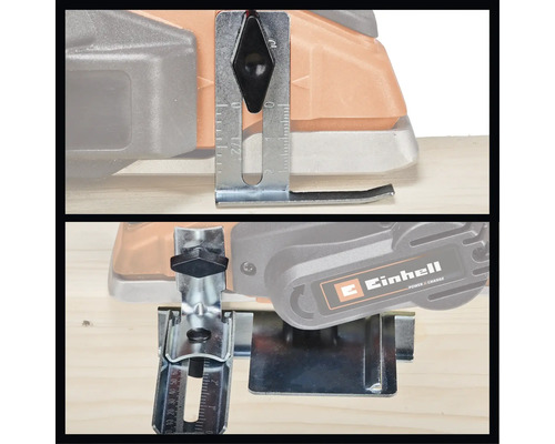 Detailný pohľad nastavenia hĺbky hoblíka