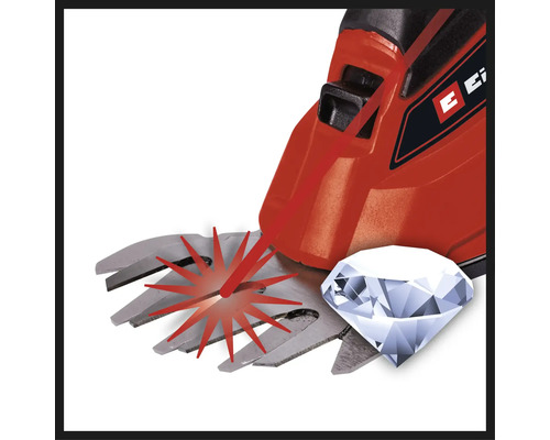 Nožnice na trávu Einhell s diamantom