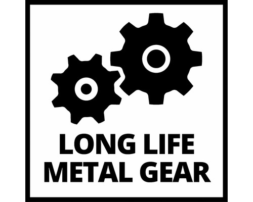 Symbol dlhej životnosti vďaka kovovému prevodu