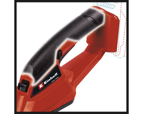 Logo Einhell na akumulátorovom záhradnom náradí