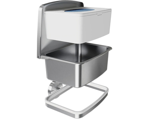 Nástenný kôš na plienky s kovovou nádobou