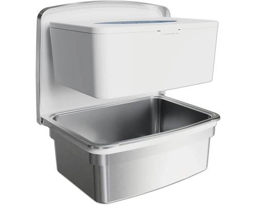 Nástenný kôš na plienky s nerezovou nádobou