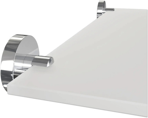 Sklenená nástenná polica s držiakmi