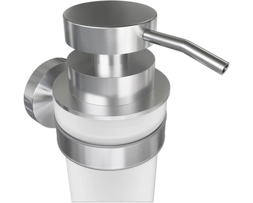 Nástenný dávkovač mydla z nehrdzavejúcej ocele a plastu