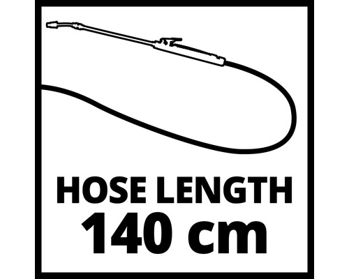 Dĺžka hadice 140 cm