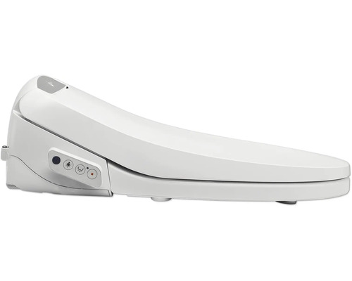 Biele sprchové WC sedadlo na toaletu