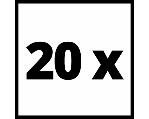 Symbol: 20-násobné prevedenie
