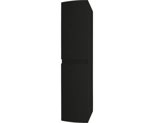 Čierna závesná skrinka do kúpeľne