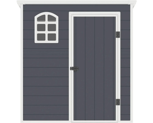 Záhradný domček s oknom a dverami